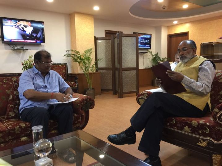 Ashok Urges Alphons for Central fund under ‘Swadesh Darshan’ Scheme