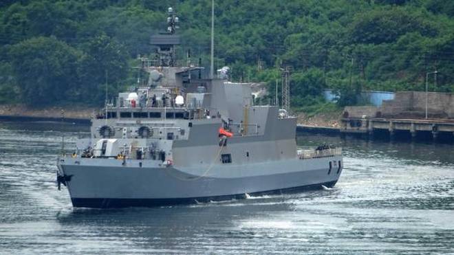 Sail steel makes warship INS Kiltan