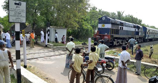 East Coast Rly Gate Mitra to man unmanned level crossing gates