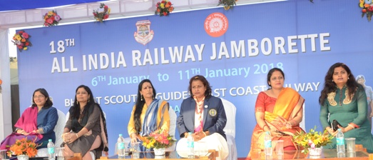 Traditional Costume Show at All India Railway Bharat Scout & Guides Jamorette