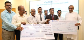 Vizag Steel contributes Rs 1.40 crore to CM Relief Fund 