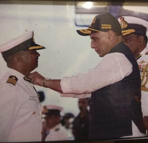 First Odia coast guard officer Anwar Khan gets decorated with Pesident Gallantry Medal