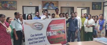 Diabetic patients get tips how to prevent diabetic blindness in ESI Hospital