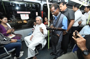 Odisha’s city transport Mo Bus completes one year, CM rides Mo Bus from Naveen Nivas to Jaydev Bhawan