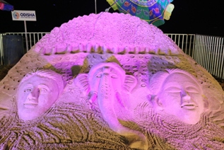 International Sand Art Festival 2019 in Odisha enters the Day 2