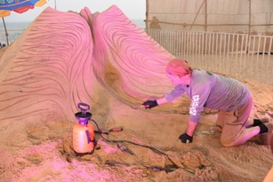 International Sand Art Festival at Konark on Day 4