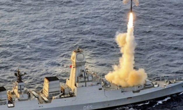 BrahMos Supersonic Cruise Missile Successfully Test Fired INS Chennai