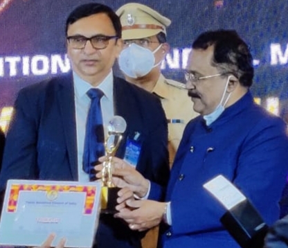 NTPC Corporate Communication AGM  Manjul Tewari conferred with PR Hall of Fame Award