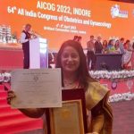 AIIMS Bhubaneswar gynecologist Dr. Sweta Singh gets prestigious FOGSI Movicol Corion Award