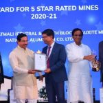 Nalco Panchpatmali Mines bag Five Star Rating Award