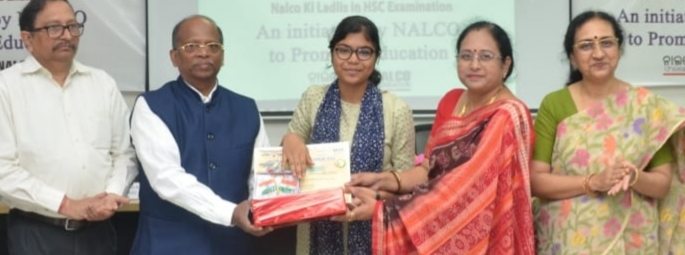 Nalco CMD felicitates best matriculates of periphery schools at Angul