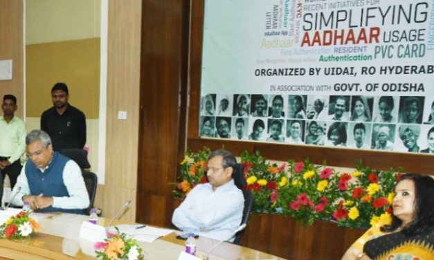 Odisha is a robust user of Aadhara Data: UIDAI CEO Dr.Garg