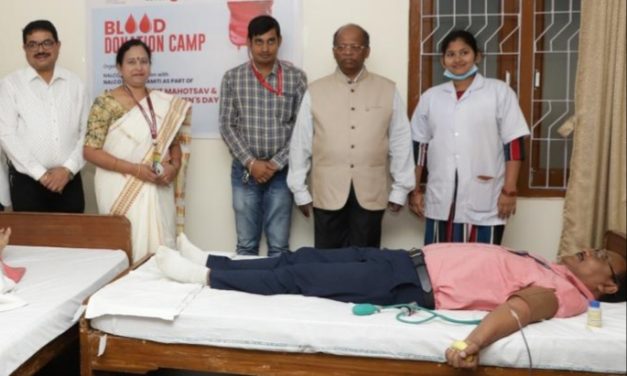 Nalco organized Voluntary Blood Donation Camp