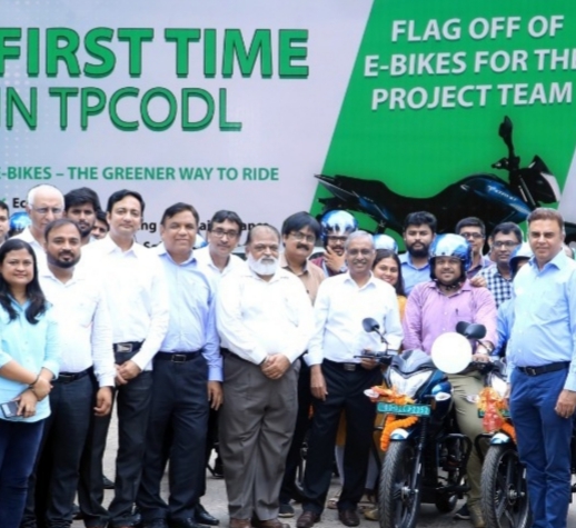 TPCODL introduces E-Bikes for its project team as a clean and green energy Initiative