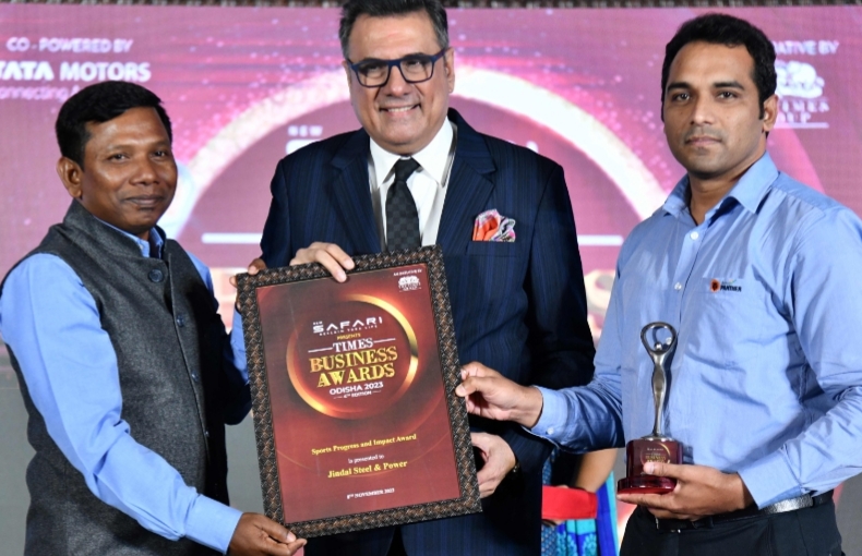 Jindal Steel & Power honoured with Times Business Award for Sports Development and Impact