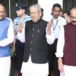 Chhattisgarh former governor accorded a warm welcome at Bhubaneswar