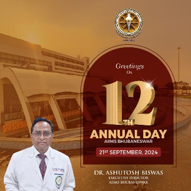 AIIMS Bhubaneswar Celebrates 12th Annual Day with Innovation and Compassion