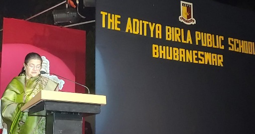 Rajashree Birla addressed Aditya Birla Public School Foundation Day at Bhubaneswar