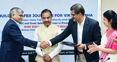 Odisha State Transport Authority signed MoU with IIT Madras for road safety