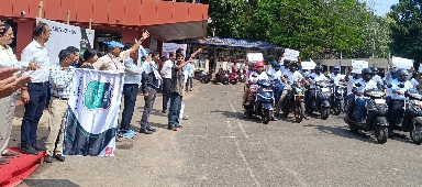 Bike Rally and Signature Campaign organized to promote responsible driving