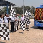 Tata Steel Meramandali launches 20 electric buses for employees