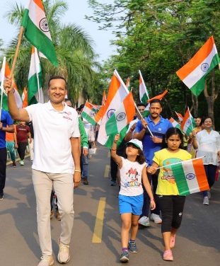 Naveen Jindal leads Tiranga Yatra for success of Operation Sindoor