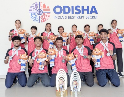 Odisha AM/NS India Kho Kho Centre athletes shined at Khelo India Youth Games