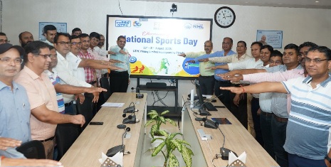 National Sports Day observed at Ranchi NTPC Coal Mining HQ