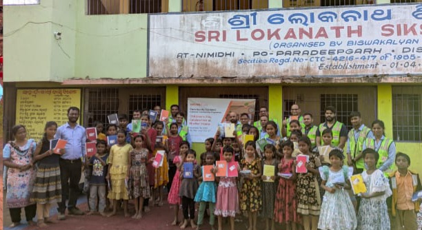 AM/NS India employees inspire young minds in Odisha