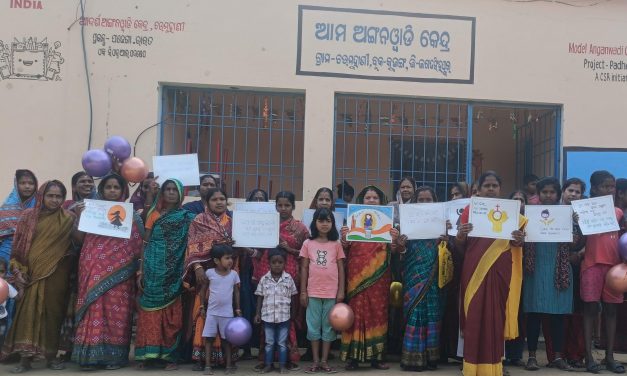AM/NS India observed National Girl Child Day in Anganwadi Centres