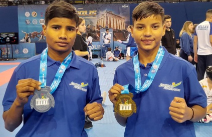 Jindal Sports Hostel athletes shine at Int’l Wushu Tournament in Greece