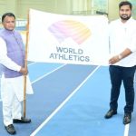 Odisha readying to host World Athletics Championship 2028, Flag presented to CM