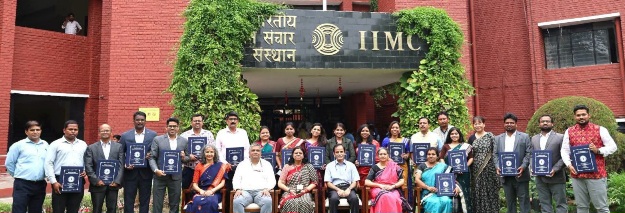 Odisha Information Service Officers attended “Media and Communication” training at Delhi IIMC