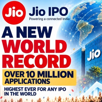 Jio IPO makes world record, crosses 10 million applications